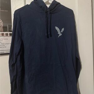 American Eagle Outfitters Dark Blue Super Soft Hoodie